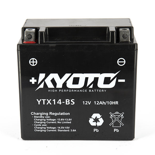Kyoto Gtx14-bs motorcycle battery - SLA AGM