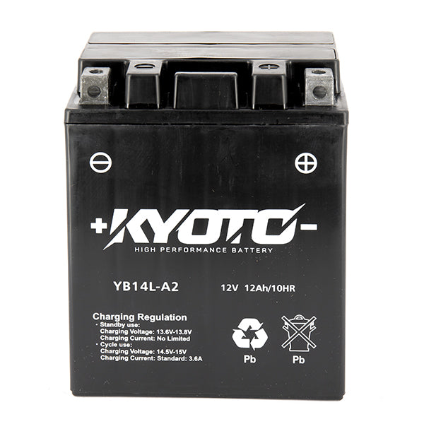 Kyoto Yb14l-a2 SLA AGM motorcycle battery