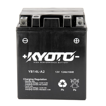 Kyoto Yb14l-a2 SLA AGM motorcycle battery