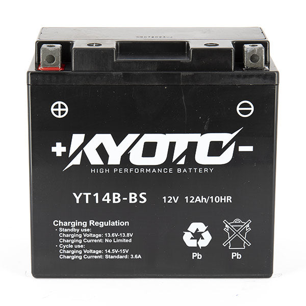 Kyoto Gt14b-bs motorcycle battery - SLA AGM