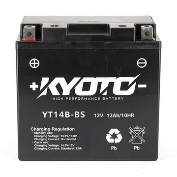 Kyoto Gt14b-bs motorcycle battery - SLA AGM