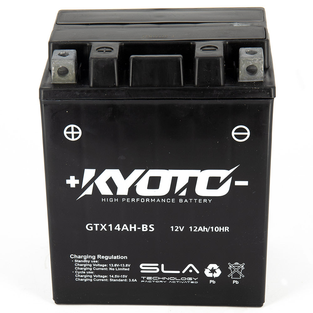 Kyoto Gtx14ah-bs motorcycle battery - SLA AGM