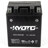 Kyoto Gtx14ah-bs motorcycle battery - SLA AGM