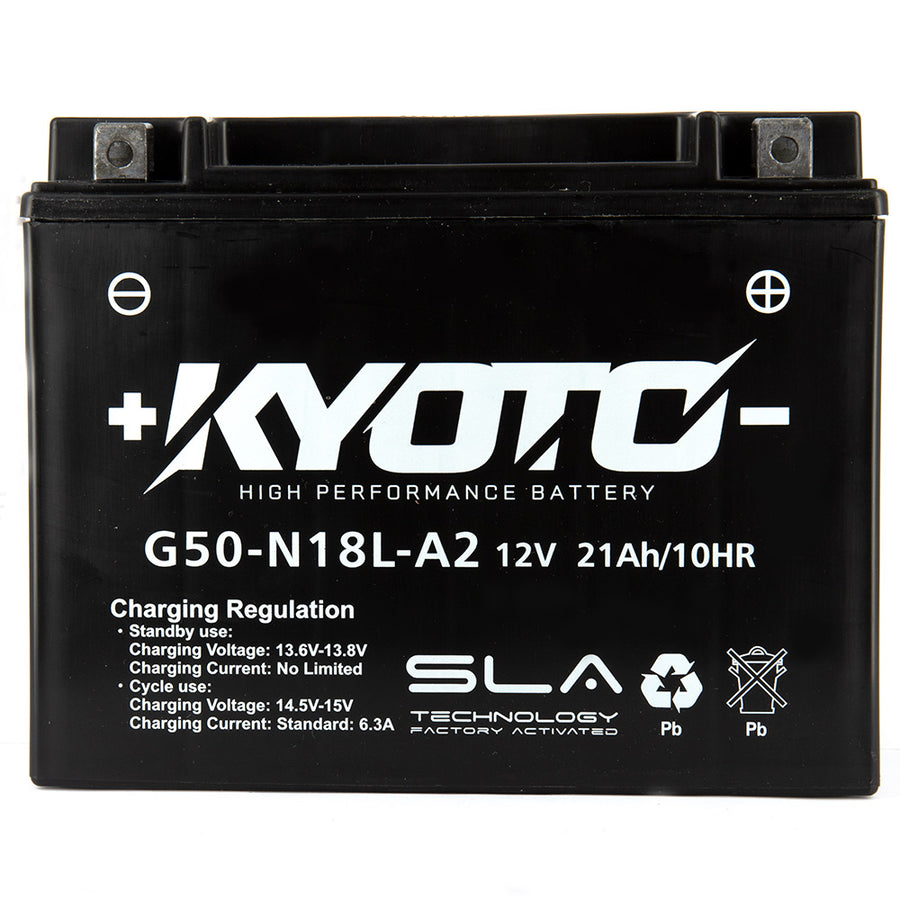 Kyoto G50-n18l-a2 Motorradbatterie = SLA