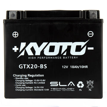 Kyoto Gtx20-bs SLA motorcycle battery