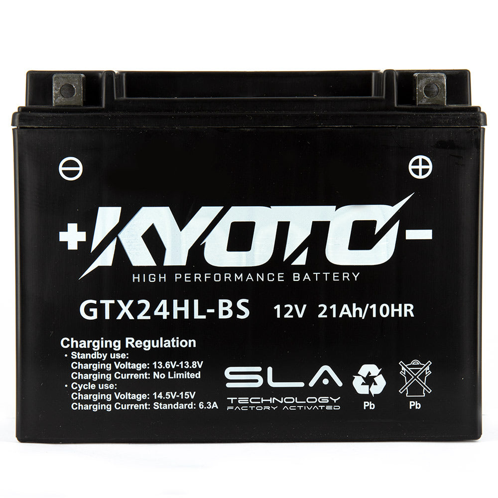 Kyoto Gtx24hl-bs motorcycle battery - SLA AGM