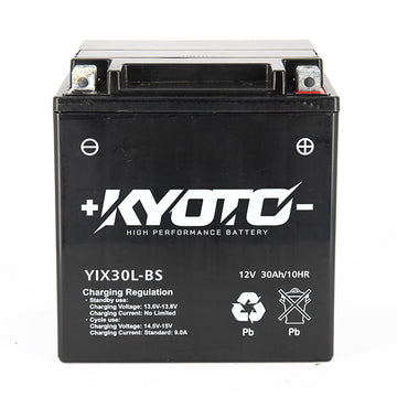 Kyoto GIX30L-BS SLA AGM Motorcycle Battery