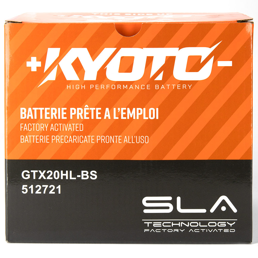 Kyoto Gtx20hl-bs motorcycle battery - SLA AGM