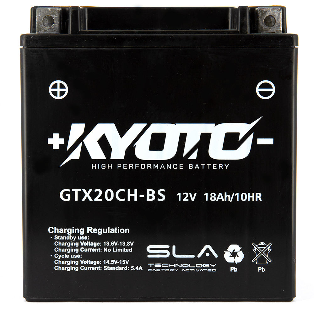 Kyoto Gtx20ch-bs motorcycle battery - SLA AGM