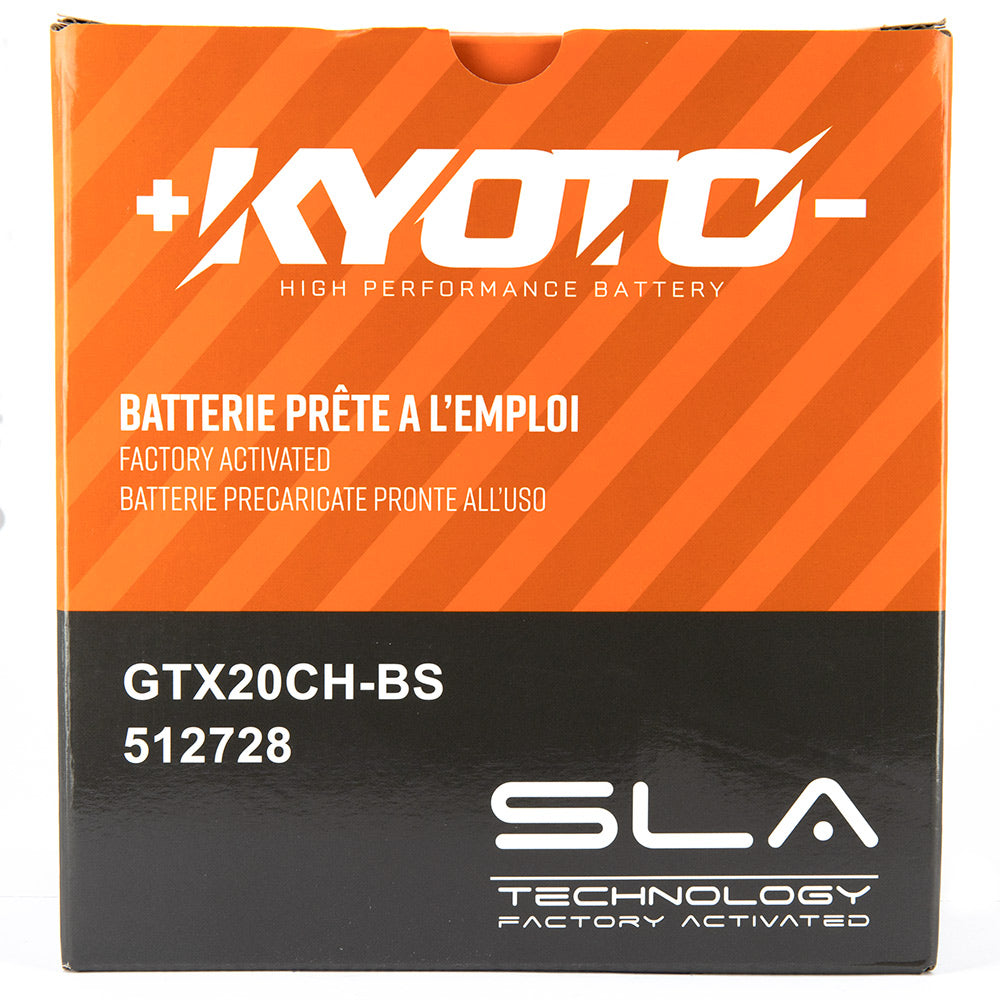 Kyoto Gtx20ch-bs motorcycle battery - SLA AGM