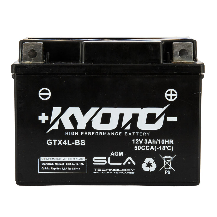 Kyoto Gtx4L-bs SLA AGM motorcycle battery