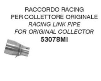 Racing link pipe for Urban exhaust Kymco X-TOWN 300 from 2017-2018 - ARROW