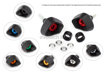 Shock absorber frame sliders for BMW S1000RR '19-'22