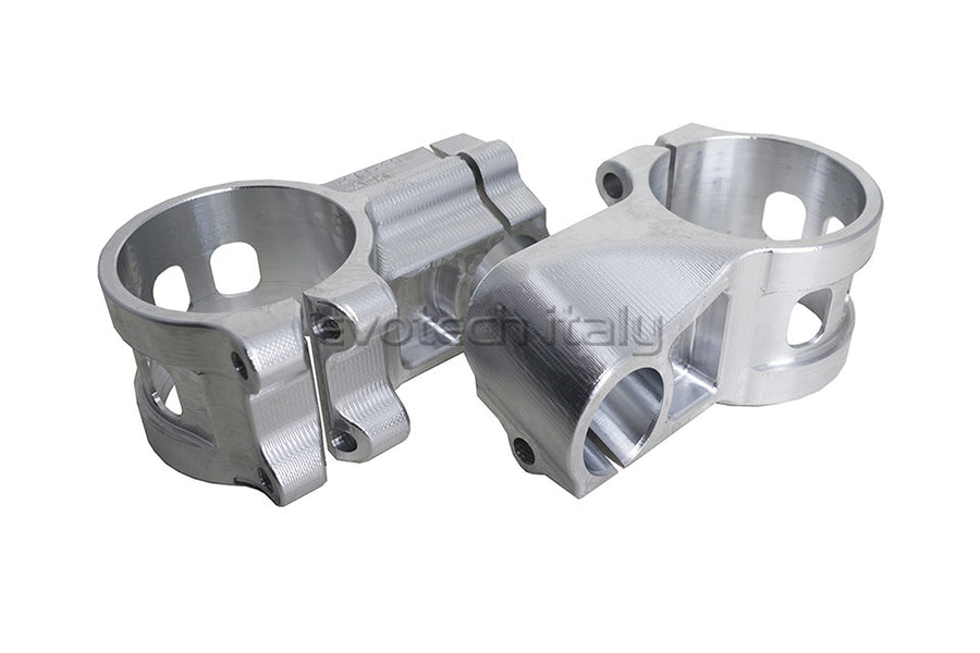 Semi-handlebar clamp kit for 45mm diameter forks