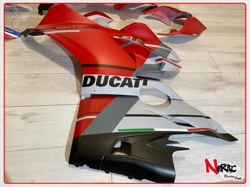 Kit Carena ABS - Ducati Panigale V4 S 2018/2019 - Grafica Corse Opaca - PRONTA CONSEGNA