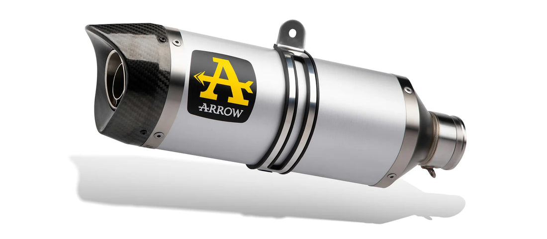APPROVED THUNDER DARK ALUMINUM MUFFLER YAMAHA MT-07 '21 FOR 71758MI/KZ ARROW COLLECTORS