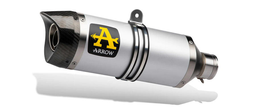 APPROVED THUNDER DARK ALUMINUM MUFFLER YAMAHA MT-07 '21 FOR 71758MI/KZ ARROW COLLECTORS