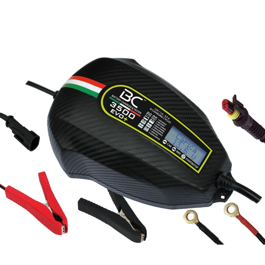 BC 3500 EVO Battery Charger and Maintainer + Charge &amp; Test