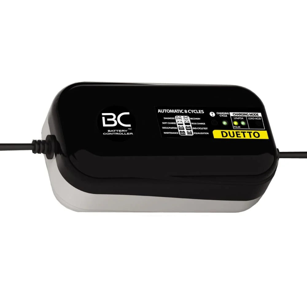 BC DUETTO Lead/Lithium Battery Charger and Maintainer