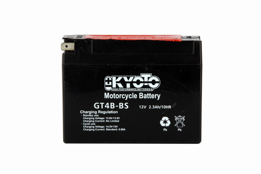 Kyoto Gt4b-bs motorcycle battery - X12 AGM