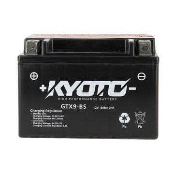 Kyoto Gtx9a-bs AGM motorcycle battery