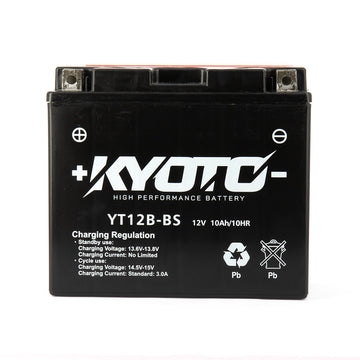 Kyoto Gt12b-bs motorcycle battery - X4