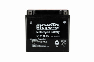 Kyoto Gtx14l-bs - X4 AGM motorcycle battery