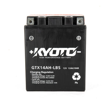 Kyoto Gtx14ah-lbs motorcycle battery - X4 AGM