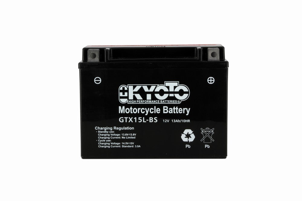 Kyoto Gtx15l-bs - X2 AGM motorcycle battery