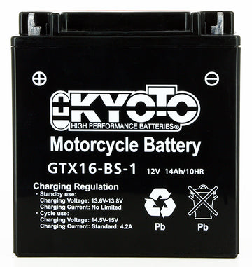 Kyoto Gtx16-bs-1 -X4 AGM motorcycle battery