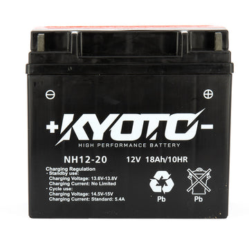 Kyoto NH12-20 AGM motorcycle battery