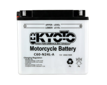 Kyoto Y60-n24l-a motorcycle battery - X2