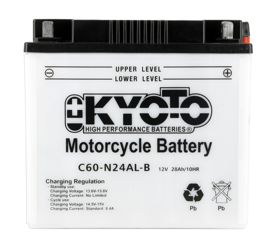Kyoto Y60-n24al-b Motorradbatterie - X2