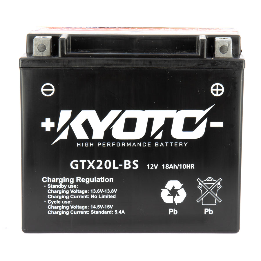 Kyoto Gtx20l-bs - X4 AGM motorcycle battery