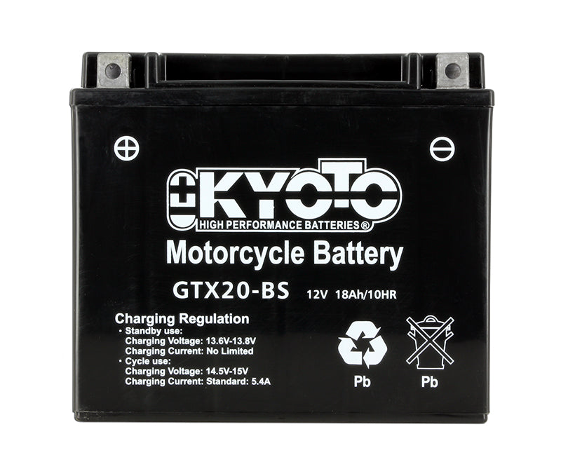 Kyoto Gtx20-bs - X2 AGM motorcycle battery