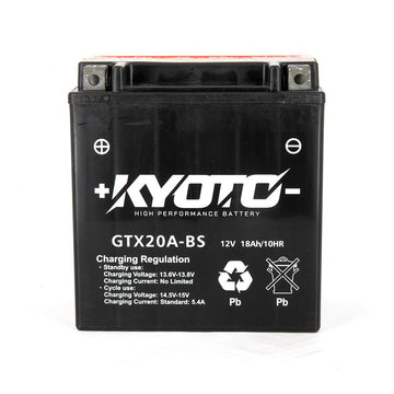 Kyoto Gtx20a-bs - X2 AGM motorcycle battery