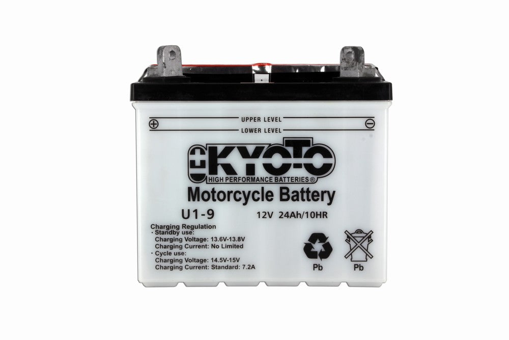 Kyoto U1-9 Motorradbatterie - Mit Säure