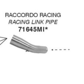 Arrow Exhaust Link Pipe for Suzuki SV 650 - ARROW