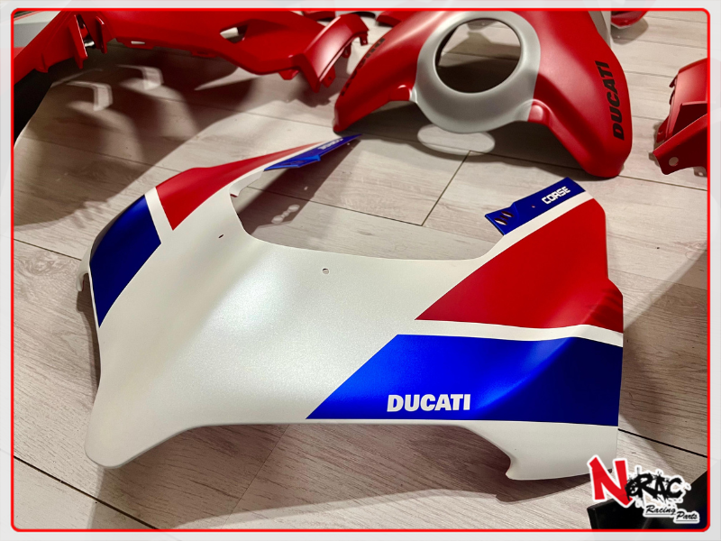 ABS Fairing Kit - Ducati Panigale V4 S (2020/2021) - Matte Racing Graphics
