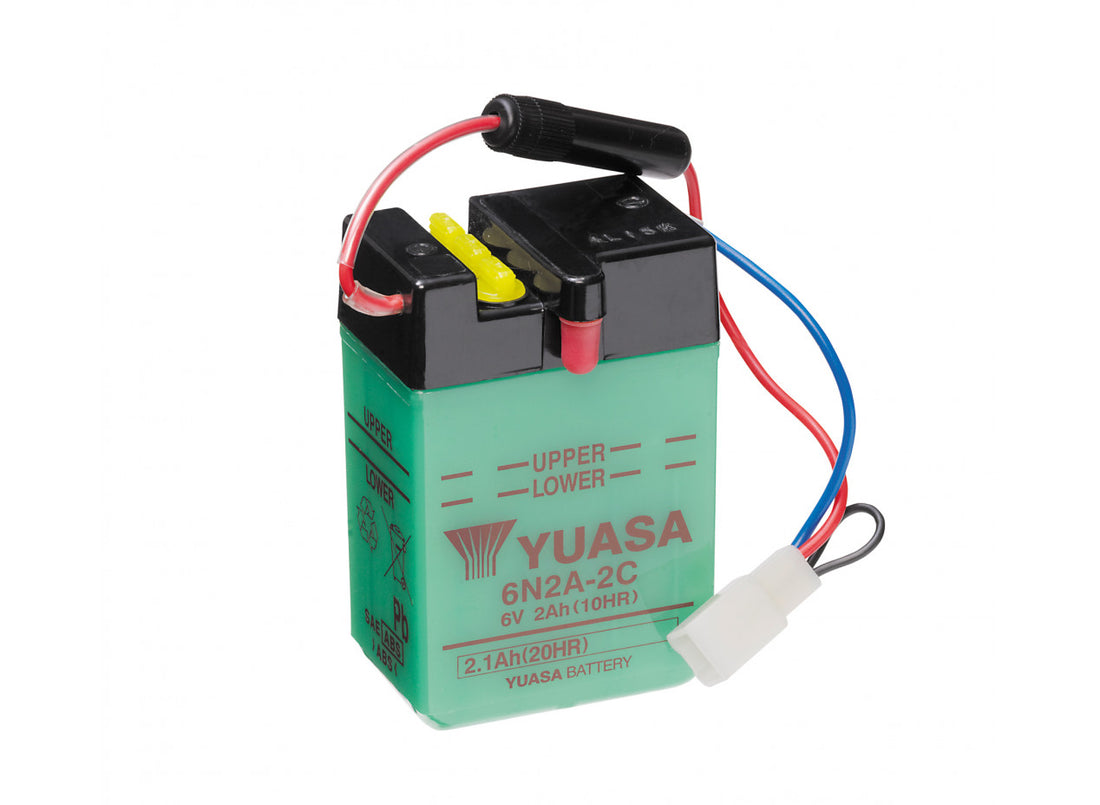 Yuasa 6n2a-2c motorcycle battery - X10