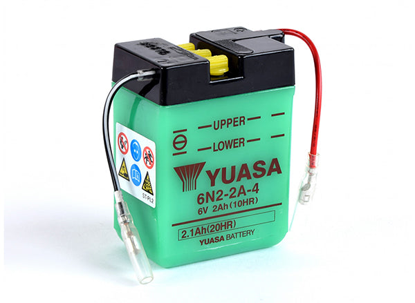 Yuasa 6n2-2a-4 motorcycle battery - X10
