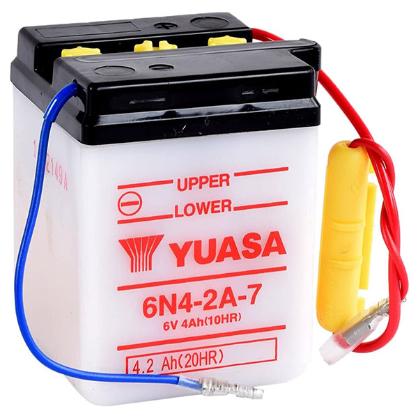 Yuasa 6n4-2a-7 motorcycle battery - X20