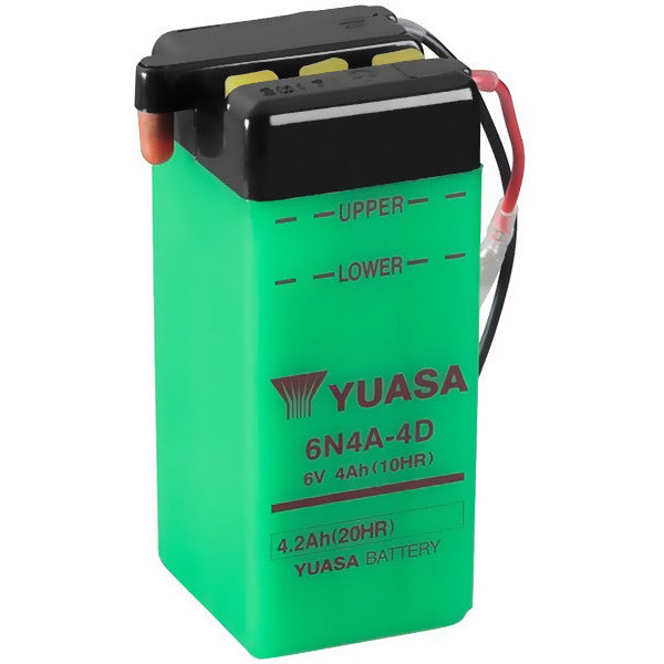 Yuasa 6n4a-4d motorcycle battery - X10