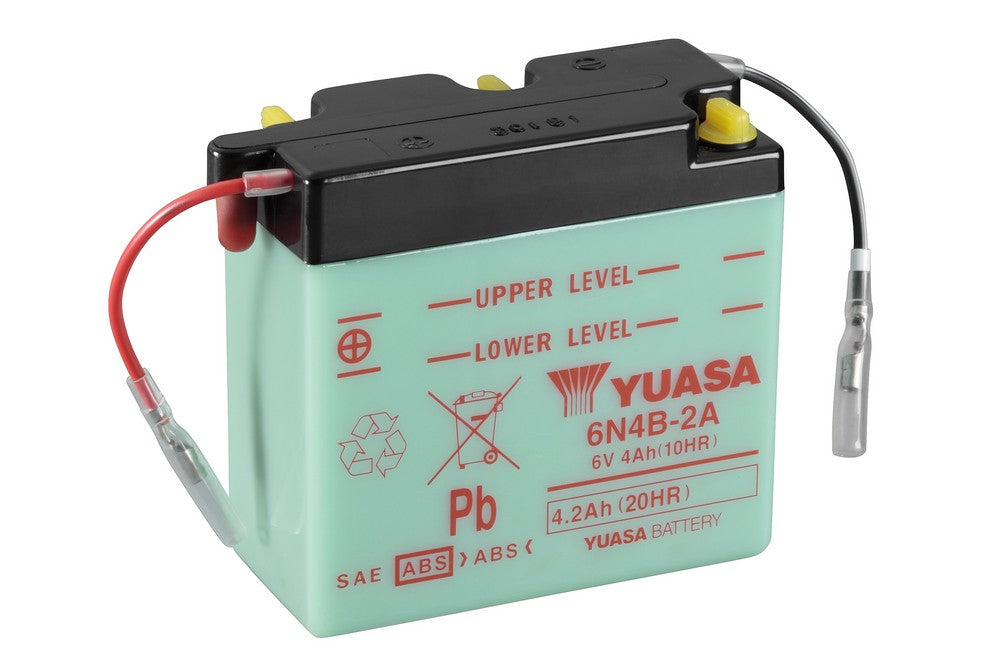 Yuasa 6n4b-2a motorcycle battery - X10