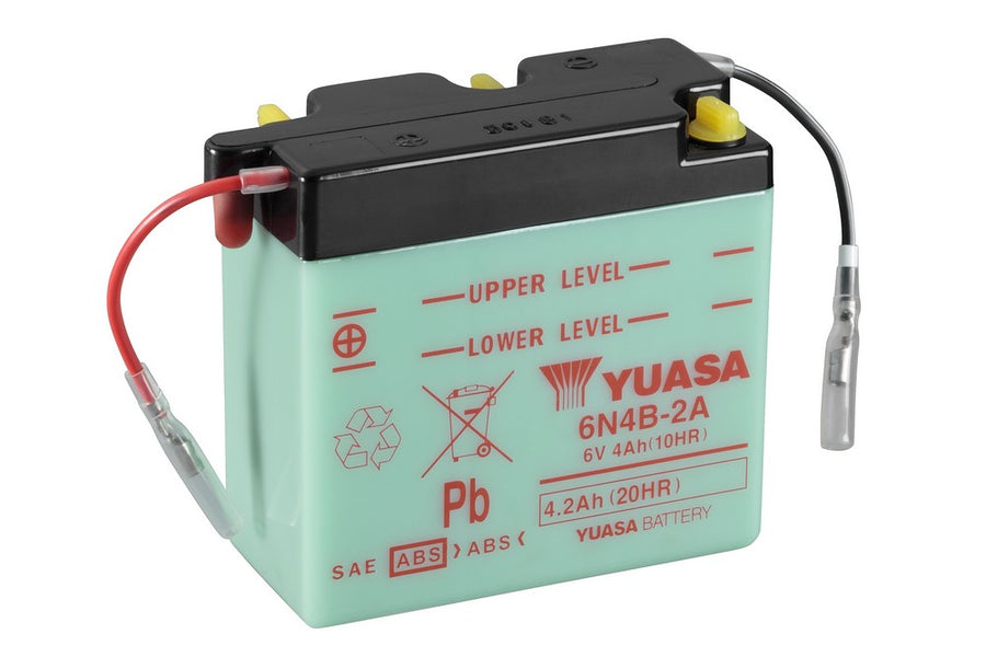 Yuasa 6n4b-2a motorcycle battery - X10