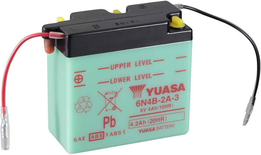 Yuasa 6n4b-2a-3 motorcycle battery - X10