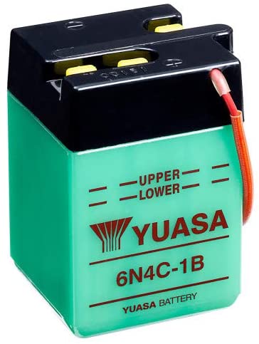 Yuasa 6n4c-1b motorcycle battery - X10
