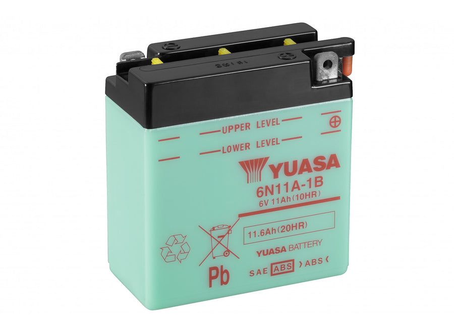 Yuasa 6n11a-1b motorcycle battery - X10