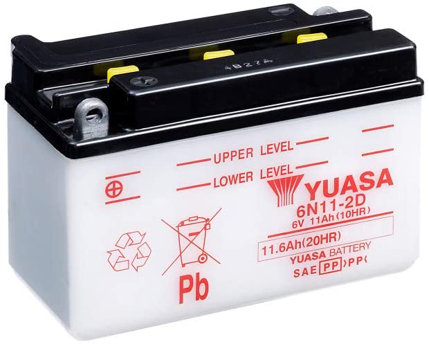 Yuasa 6n11-2d motorcycle battery - X5