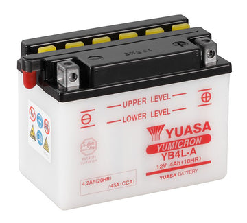 Yuasa Yb4l-a Motorcycle Battery - X10